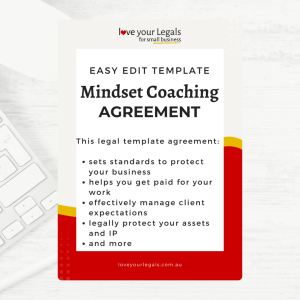 Mindset Coaching Agreement Template